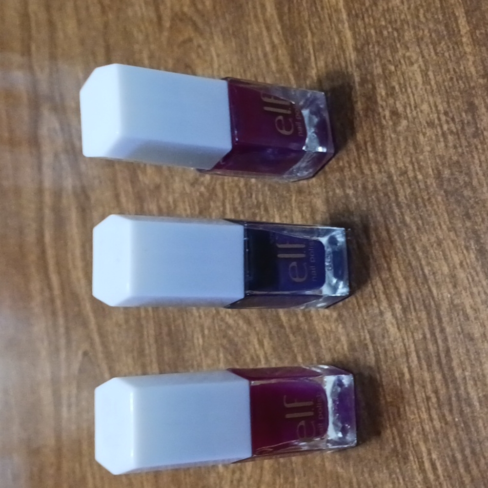 Beauty Elf Nail Polish 6 Bottles Mixed Colors